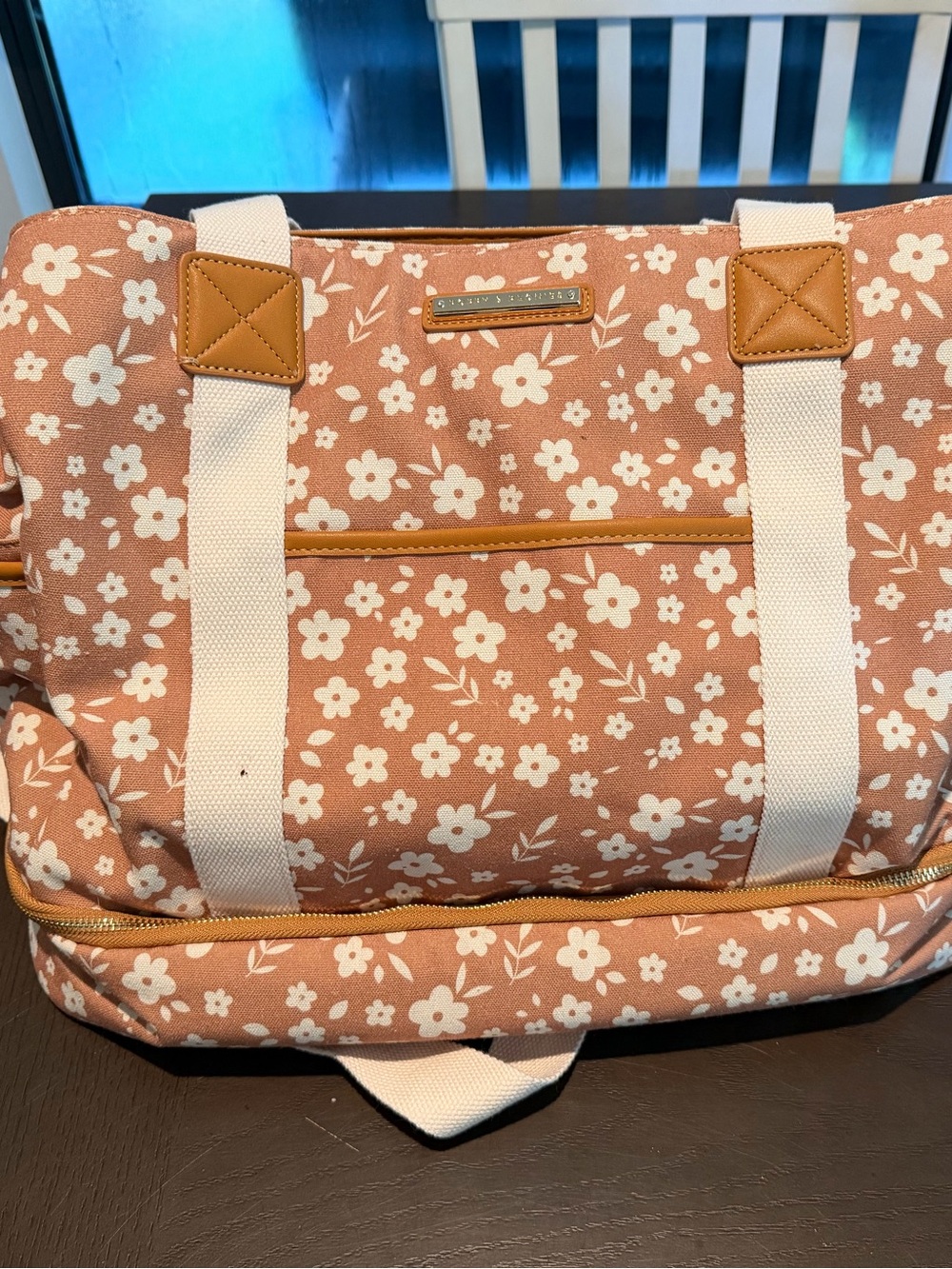 Poppy and Peonies Voyager Bag